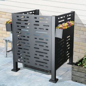 3ftx3ft Air Conditioner Fence for Outdoor Units,Metal Privacy Fence Cover, Perfect to Conceal Air Conditioning Units