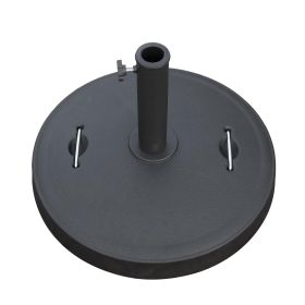 Patio Umbrella Base, Umbrella Stand Base with Adjustable Knob and 2 Durable Handles, Patio Table Umbrella Base for Outdoor 1.5''~1.9'' Market Umbrella