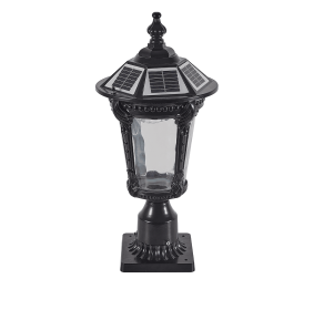 W1340P181986  LED retro solar lamp solar street lamp remote shake control solar lamp outdoor / garden / courtyard solar induction wall lamp, free cabl