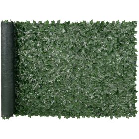 VEVOR Privacy Ivy Fence, 59 x 118in Artificial Green Wall Screen, Greenery Ivy Fence with Mesh Cloth Backing and Strengthened Joint, Faux Hedges Vine