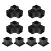 VEVOR Pergola Bracket Kit 6''x6'', 8pcs 3-Way Heavy Duty Corner Bracket Woodworks DIY Post Base Kit, Easy Installation Wooden Beams for Gazebos, Patio