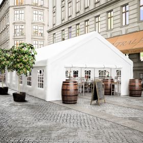 20x32FT Party Tent Heavy Duty, Large Wedding Event Shelters with 3 Storage Bags & Removable Sidewalls, Outdoor Canopy Gazebo Commercial Tents for Part
