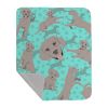 Grey Labrador Retriever Quilted Blanket 50x60 Artwork Pattern Quilted Throw Blanket for Bed, Couch, Sofa, Soft and Lightweight