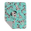 Harlequin Natural Ears Great Dane Quilted Blanket 50x60 Artwork Pattern Quilted Throw Blanket for Bed, Couch, Sofa, Soft and Lightweight
