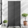 72" H×47" W Metal Privacy Screen Outdoor Privacy Screen Freestanding, Outdoor Privacy Screens and Panels for Patio Lawn Deck, Outdoor Privacy Panels D