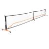 VEVOR Pickleball Net Set, 22FT Regulation Size Portable Pickleball System with Bags, Balls, Paddles, Wheels, and Court Lines, Weather Resistant Metal