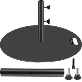 VEVOR Umbrella Base, 27" Round Umbrella Base, 39lbs Umbrella's Holder Stand, Cast Iron Umbrella Base for 1.5-1.875" Umbrella Pole Market Umbrella Base