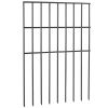 VEVOR Animal Barrier Fence 19 Pack, No Dig Fence 17in(H) x11ft(L), Underground Decorative Garden Fencing with 1.5 Inch Spike Spacing, Metal Dog Fence