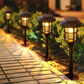 Solar Pathway Lights Outdoor, 8 Pack Bright Solar Lights Outdoor, IP 65 Waterproof Auto On/Off Solar Garden Lights Solar Powered Landscape Lighting Fo