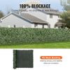 VEVOR Privacy Ivy Fence, 59 x 118in Artificial Green Wall Screen, Greenery Ivy Fence with Mesh Cloth Backing and Strengthened Joint, Faux Hedges Vine