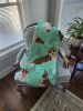 Brindle Cardigan Corgi Quilted Blanket 50x60 Artwork Pattern Quilted Throw Blanket for Bed, Couch, Sofa, Soft and Lightweight