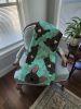 Black French Bulldog Quilted Blanket 50x60 Artwork Pattern Quilted Throw Blanket for Bed, Couch, Sofa, Soft and Lightweight