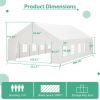 20x32FT Party Tent Heavy Duty, Large Wedding Event Shelters with 3 Storage Bags & Removable Sidewalls, Outdoor Canopy Gazebo Commercial Tents for Part