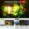 Solar Pathway Lights Outdoor, 8 Pack Bright Solar Lights Outdoor, IP 65 Waterproof Auto On/Off Solar Garden Lights Solar Powered Landscape Lighting Fo