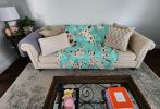 Dalmatian Quilted Blanket 50x60 Artwork Pattern Quilted Throw Blanket for Bed, Couch, Sofa, Soft and Lightweight