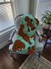 Chocolate Standard Poodle Quilted Blanket 50x60 Artwork Pattern Quilted Throw Blanket for Bed, Couch, Sofa, Soft and Lightweight