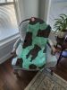 Black Pug Quilted Blanket 50x60 Artwork Pattern Quilted Throw Blanket for Bed, Couch, Sofa, Soft and Lightweight