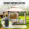 VEVOR Patio Gazebo for 6-8 Person, 10 x 10 FT Backyard Gazebo, with Mosquito Netting, Metal Frame, and PU Coated 180G Polyester, Outdoor Canopy Shelte
