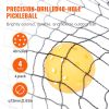 VEVOR Pickleball Net Set, 22FT Regulation Size Portable Pickleball System with Carrying Bag, Balls, and Wheels, Weather Resistant Steady Metal Frame &