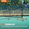 VEVOR Pickleball Net Set, 22FT Regulation Size Portable Pickleball System with Carrying Bag, Balls, and Wheels, Weather Resistant Steady Metal Frame &