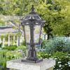 W1340P181986  LED retro solar lamp solar street lamp remote shake control solar lamp outdoor / garden / courtyard solar induction wall lamp, free cabl