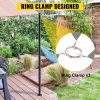VEVOR Sun Shade Post, 85" Shade Sail Post, 3" Diameter Sail Pole, Steel Structure Sail Shade Post, Powder Coated Extendable Sun Shade Pole Suitable fo
