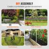 VEVOR Animal Barrier Fence 19 Pack, No Dig Fence 17in(H) x11ft(L), Underground Decorative Garden Fencing with 1.5 Inch Spike Spacing, Metal Dog Fence