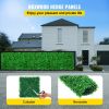 VEVOR Artificial Boxwood Panel UV 24pcs Boxwood Hedge Wall Panels Artificial Grass Backdrop Wall 10" X 10" 4 cm Green Grass Wall, Fake Hedge for Decor