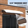 VEVOR Window Door Awning Canopy, 120" x 40" Door Canopy Exterior, UF50+ PC Sunshade Sheet Awnings, Outdoor Patio Awning Sun Shade, Transparent, Waterp