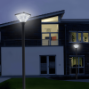 W1340P181973  LED solar street lamp, remote shake control solar lamp outdoor / garden / courtyard solar induction wall lamp, free cable / free install