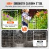 VEVOR Garden Fence, No Dig Fence 24in(H) x30ft(L) Animal Barrier Fence, Underground Decorative Garden Fencing with 2 Inch Spike Spacing, Metal Dog Fen