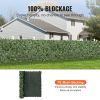 VEVOR Ivy Privacy Fence, 59 x 98 in Artificial Green Wall Screen, Greenery Ivy Fence with Mesh Cloth Backing and Strengthened Joint, Faux Hedges Vine