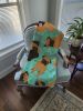 Apricot Pug Quilted Blanket 50x60 Artwork Pattern Quilted Throw Blanket for Bed, Couch, Sofa, Soft and Lightweight
