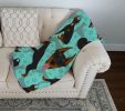 Doberman Pinscher Quilted Blanket 50x60 Artwork Pattern Quilted Throw Blanket for Bed, Couch, Sofa, Soft and Lightweight