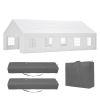 20x32FT Party Tent Heavy Duty, Large Wedding Event Shelters with 3 Storage Bags & Removable Sidewalls, Outdoor Canopy Gazebo Commercial Tents for Part