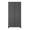 72" H×47" W Metal Privacy Screen Outdoor Privacy Screen Freestanding, Outdoor Privacy Screens and Panels for Patio Lawn Deck, Outdoor Privacy Panels D
