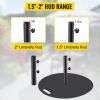 VEVOR Umbrella Base, 27" Round Umbrella Base, 39lbs Umbrella's Holder Stand, Cast Iron Umbrella Base for 1.5-1.875" Umbrella Pole Market Umbrella Base