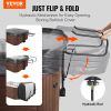 VEVOR Hot Tub Cover Lift, Spa Cover Lift, Hydraulic, Height 33.1" - 41.3" Width 53.1" - 92.5" Adjustable, Installed Underneath on one Sides, Suitable