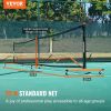 VEVOR Pickleball Net Set, 22FT Regulation Size Portable Pickleball System with Bags, Balls, Paddles, Wheels, and Court Lines, Weather Resistant Metal