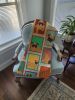 Lots of Apricot Pug Quilted Blanket 50x60 Artwork Pattern Quilted Throw Blanket for Bed, Couch, Sofa, Soft and Lightweight