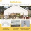 20x20FT Party Tent Heavy Duty, Large Wedding Event Shelters with 2 Storage Bags & Removable Sidewalls, Outdoor Canopy Gazebo Commercial Tents for Part
