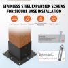 VEVOR Pergola Bracket Kit 6''x6'', 8pcs 3-Way Heavy Duty Corner Bracket Woodworks DIY Post Base Kit, Easy Installation Wooden Beams for Gazebos, Patio