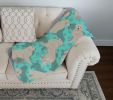 Great Pyrenees Quilted Blanket 50x60 Artwork Pattern Quilted Throw Blanket for Bed, Couch, Sofa, Soft and Lightweight