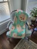 White Pomeranian Quilted Blanket 50x60 Artwork Pattern Quilted Throw Blanket for Bed, Couch, Sofa, Soft and Lightweight