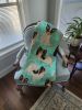 Tricolor Papillon Quilted Blanket 50x60 Artwork Pattern Quilted Throw Blanket for Bed, Couch, Sofa, Soft and Lightweight