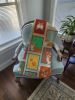 Lots of Red and White Pembroke Corgi Quilted Blanket 50x60 Artwork Pattern Quilted Throw Blanket for Bed, Couch, Sofa, Soft and Lightweight