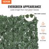 VEVOR Ivy Privacy Fence, 59 x 98 in Artificial Green Wall Screen, Greenery Ivy Fence with Strengthened Joint, Faux Hedges Vine Leaf Decoration for Out