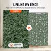 VEVOR Privacy Ivy Fence, 59 x 118in Artificial Green Wall Screen, Greenery Ivy Fence with Mesh Cloth Backing and Strengthened Joint, Faux Hedges Vine
