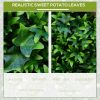 Artificial Grass Wall Panel Backdrop, 12 20" x 20" Boxwood UV Protection Privacy Coverage Panels for Indoor & Outdoor Decor, Wall & Fence Covering, Sw