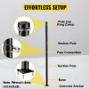 VEVOR Sun Shade Post, 85" Shade Sail Post, 3" Diameter Sail Pole, Steel Structure Sail Shade Post, Powder Coated Extendable Sun Shade Pole Suitable fo